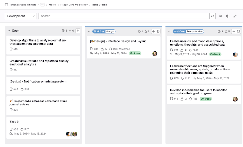 GitLab issue board - Premium